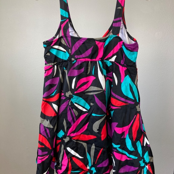 Floral Dress Bathing Suit - Picture 3 of 5